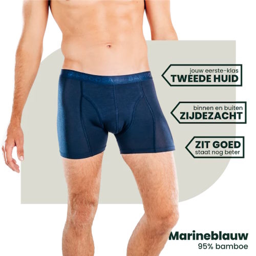 Bamboosa Lewis bleu marine boxer en bambou Bamboosa Lewis bleu marine boxer en bambou