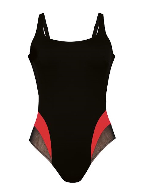 Maillots de bain Rosa Faia Elina noir/rouge maillot de bain Maillots de bain Rosa Faia Elina noir/rouge maillot de bain