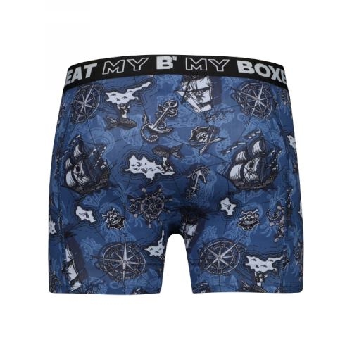 Battre mon boxeur Pirates bleu/print boxer Battre mon boxeur Pirates bleu/print boxer