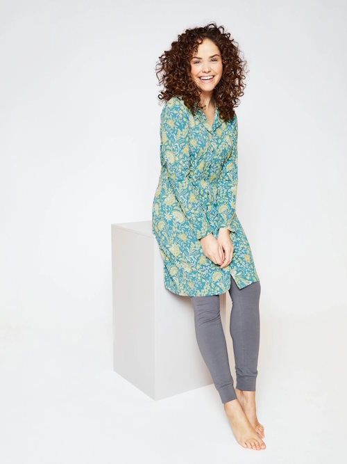 Charlie Choe Funky Nights vert/print chemise de nuit Charlie Choe Funky Nights vert/print chemise de nuit