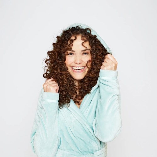 Charlie Choe Funky Nights aqua peignoir Charlie Choe Funky Nights aqua peignoir