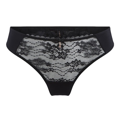 LingaDore Depths of black lingerie noir culotte string LingaDore Depths of black lingerie noir culotte string