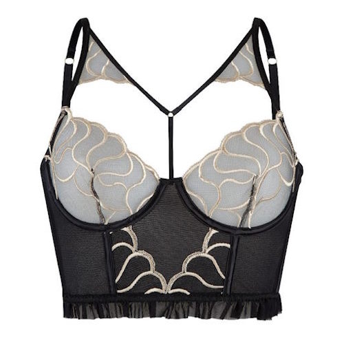 LingaDore Black And Gold noir/or soutien-gorge sans forme LingaDore Black And Gold noir/or soutien-gorge sans forme