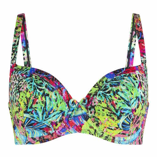 Plage de LingaDore Crazy  multicolore haut de bikini préformé Plage de LingaDore Crazy  multicolore haut de bikini préformé