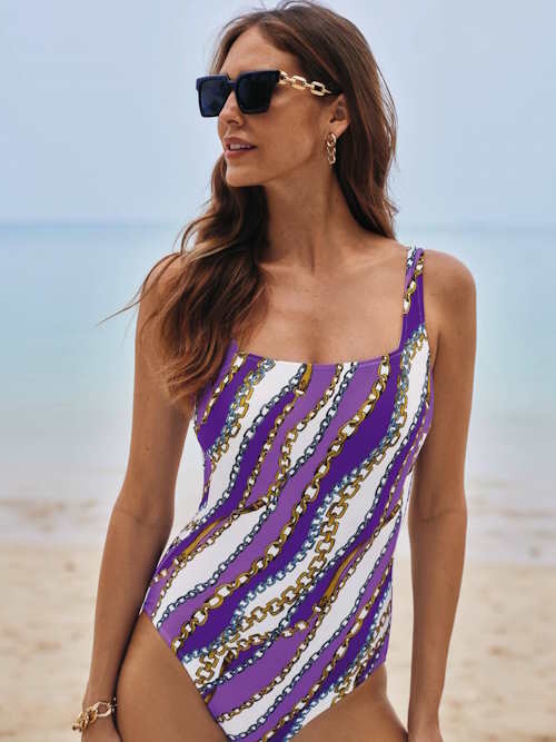 Maillots de bain Anita Arina violet/print maillot de bain Maillots de bain Anita Arina violet/print maillot de bain
