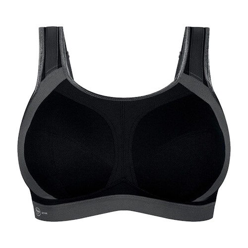 Anita Active Extreme Control Plus noir/gris soutien-gorge de sport Anita Active Extreme Control Plus noir/gris soutien-gorge de sport
