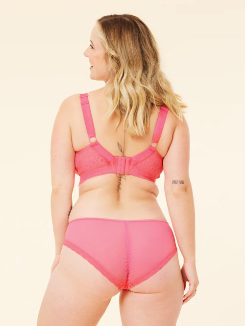 Sucre d'orge Bestie hot pink soutien-gorge sans armatures en dentelle Sucre d'orge Bestie hot pink soutien-gorge sans armatures en dentelle