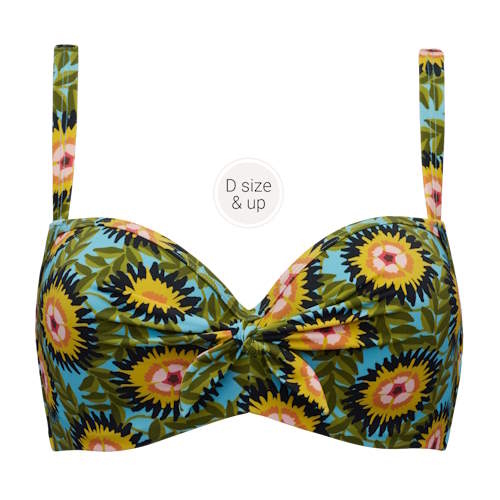 Maillots de bain Marlies Dekkers Bellini vert/print haut de bikini préformé Maillots de bain Marlies Dekkers Bellini vert/print haut de bikini préformé