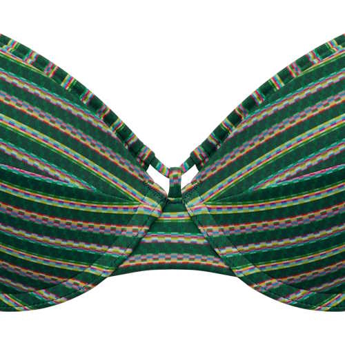 Maillots de bain Marlies Dekkers Holi Vintage vert/print bikinitop push up Maillots de bain Marlies Dekkers Holi Vintage vert/print bikinitop push up