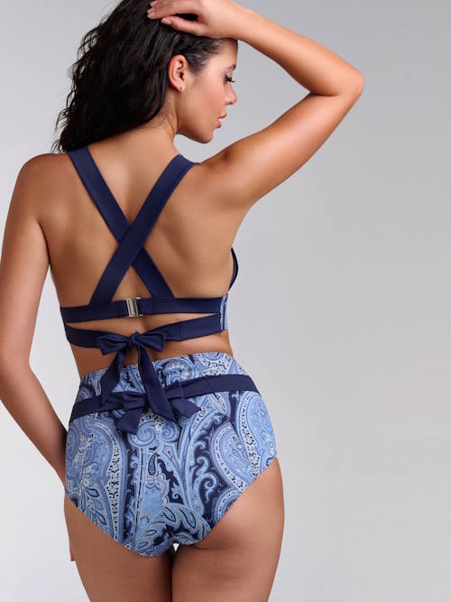 Maillots de bain Marlies Dekkers Cache Coeur bleu/print haut de bikini préformé Maillots de bain Marlies Dekkers Cache Coeur bleu/print haut de bikini préformé