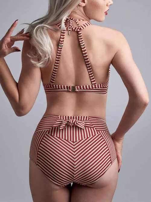 Maillots de bain Marlies Dekkers Holi Vintage rouge/print bikinitop push up Maillots de bain Marlies Dekkers Holi Vintage rouge/print bikinitop push up