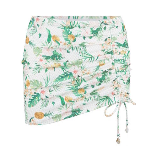 Plage de LingaDore Tropical Botanic blanc/print jupe Plage de LingaDore Tropical Botanic blanc/print jupe