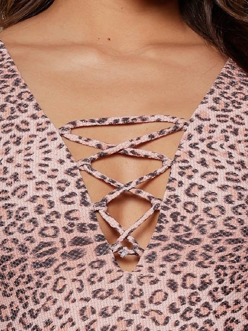 Plage de LingaDore  Pink Leopard rose/print maillot de bain Plage de LingaDore  Pink Leopard rose/print maillot de bain