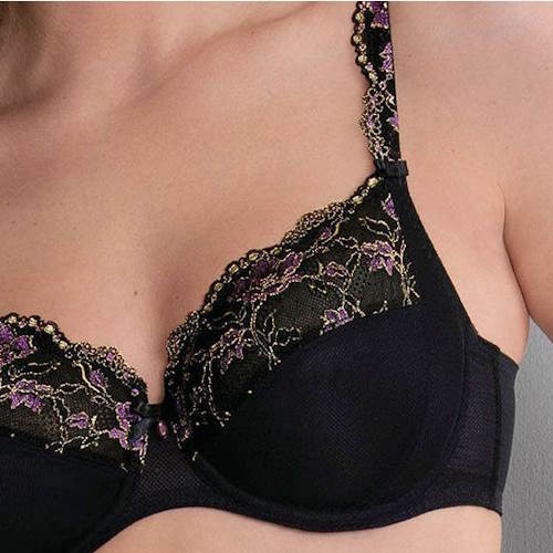 Rosa Faia Colette noir soutien-gorge sans forme Rosa Faia Colette noir soutien-gorge sans forme