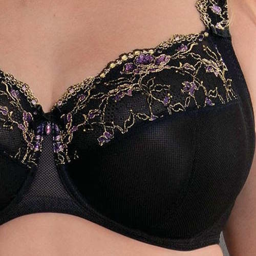 Rosa Faia Colette noir soutien-gorge sans forme Rosa Faia Colette noir soutien-gorge sans forme