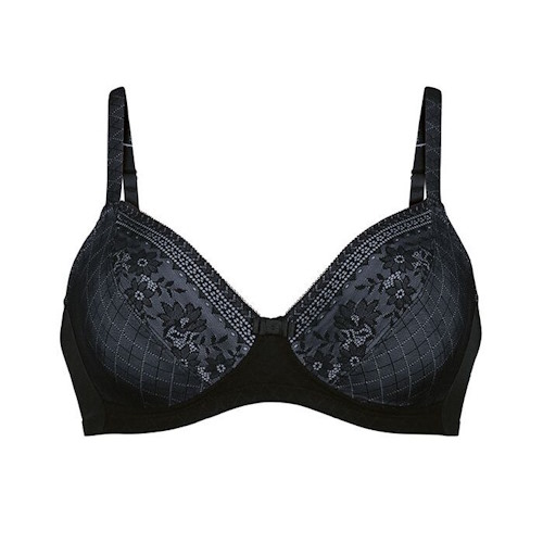 Rosa Faia Rosemary noir soutien-gorge sans armatures en dentelle Rosa Faia Rosemary noir soutien-gorge sans armatures en dentelle
