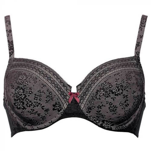 Rosa Faia Fleur noir soutien-gorge sans forme Rosa Faia Fleur noir soutien-gorge sans forme