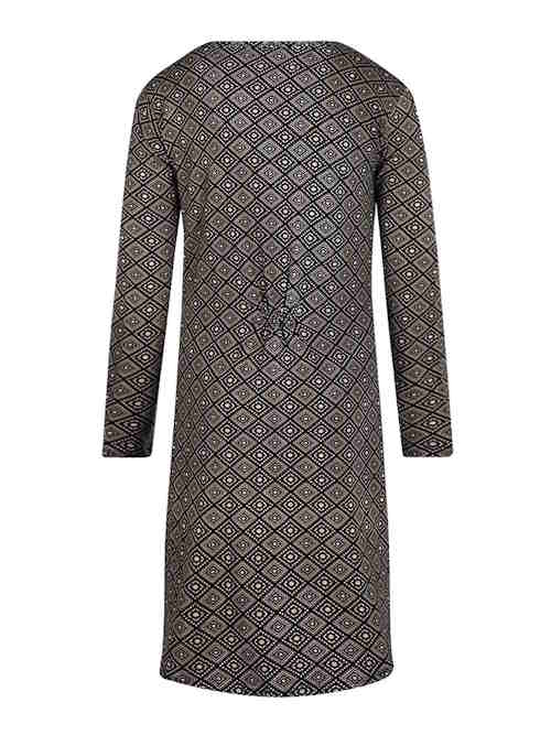 Charlie Choe Goes Retro noir/print chemise de nuit Charlie Choe Goes Retro noir/print chemise de nuit