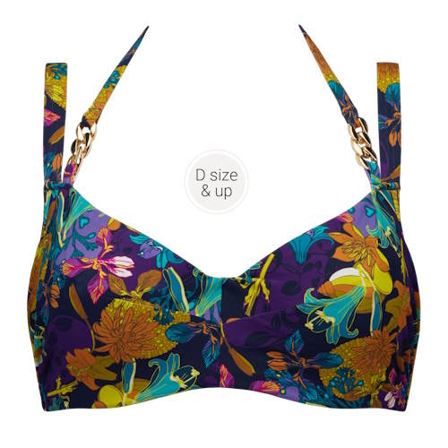 Maillots de bain Marlies Dekkers Acapulco violet/print soutien-gorge bikini corbeille Maillots de bain Marlies Dekkers Acapulco violet/print soutien-gorge bikini corbeille