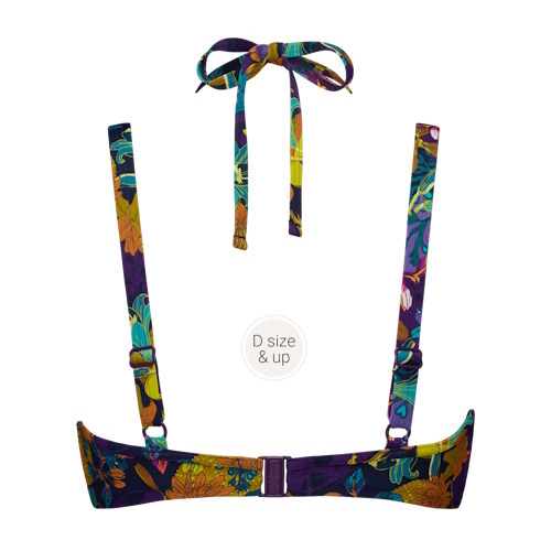 Maillots de bain Marlies Dekkers Acapulco violet/print soutien-gorge bikini corbeille Maillots de bain Marlies Dekkers Acapulco violet/print soutien-gorge bikini corbeille