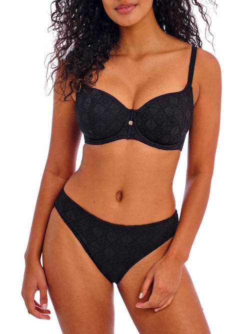 Freya Swim Nomad Nights noir haut de bikini préformé Freya Swim Nomad Nights noir haut de bikini préformé