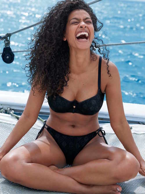 Freya Swim Nomad Nights noir haut de bikini préformé Freya Swim Nomad Nights noir haut de bikini préformé