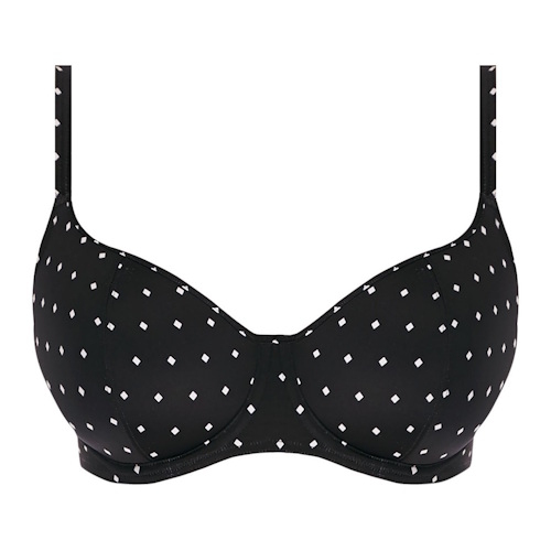 Freya Swim Jewel Cove noir/print haut de bikini préformé Freya Swim Jewel Cove noir/print haut de bikini préformé