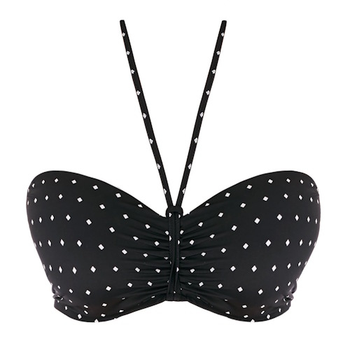 Freya Swim Jewel Cove noir/print haut de bikini préformé Freya Swim Jewel Cove noir/print haut de bikini préformé