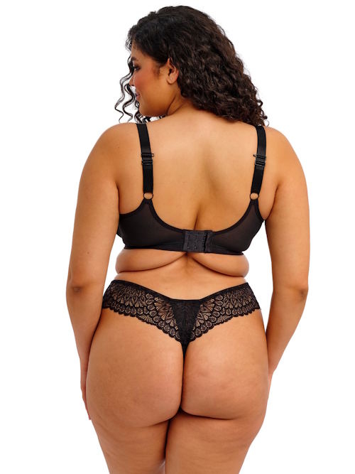 Elomi Tiernie noir culotte string Elomi Tiernie noir culotte string