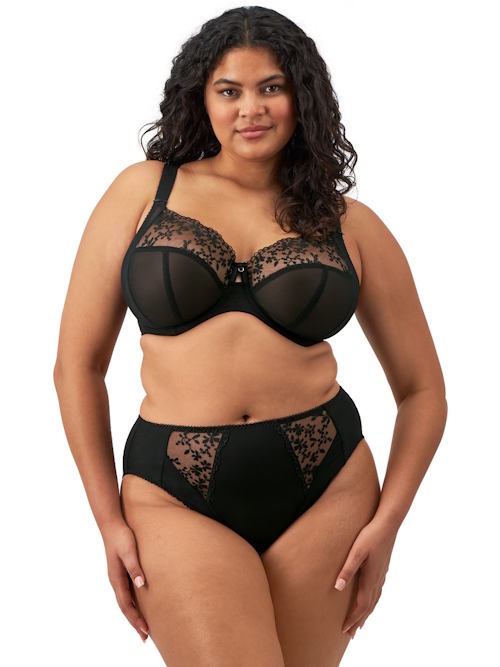 Elomi Zarla noir soutien-gorge sans forme Elomi Zarla noir soutien-gorge sans forme