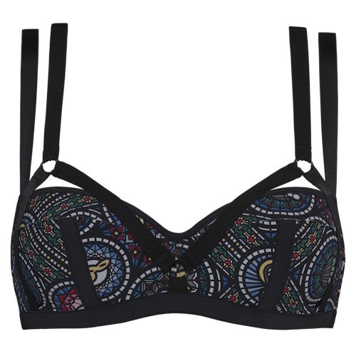Marlies Dekkers Ecclesia noir/print soutien-gorge rembourré Marlies Dekkers Ecclesia noir/print soutien-gorge rembourré