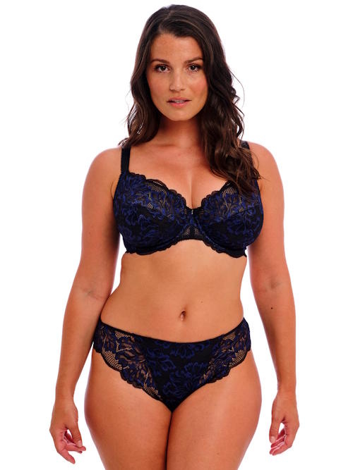 Fantasy Lingerie Emmaline noir/bleu soutien-gorge sans forme Fantasy Lingerie Emmaline noir/bleu soutien-gorge sans forme