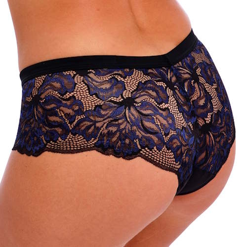 Fantasy Lingerie Emmaline noir/bleu shortie Fantasy Lingerie Emmaline noir/bleu shortie