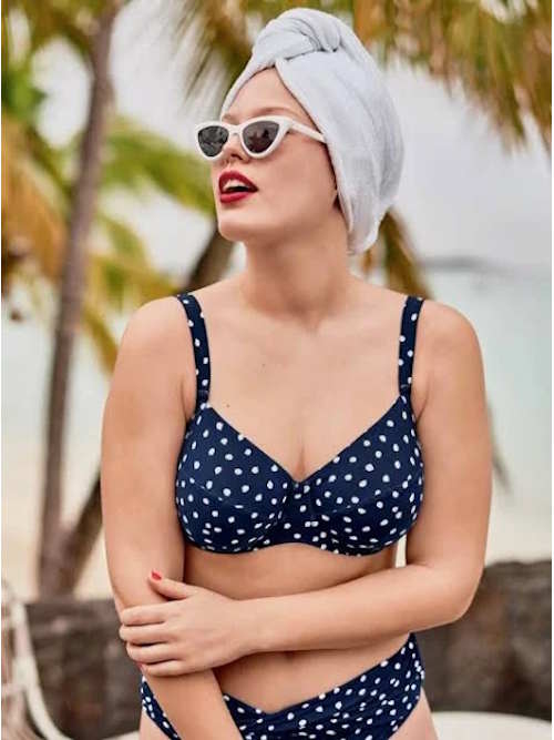 Maillots de bain Rosa Faia Luna bleu/blanc soutien-gorge bikini corbeille Maillots de bain Rosa Faia Luna bleu/blanc soutien-gorge bikini corbeille