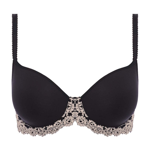 Wacoal Lingerie Embrace Lace noir soutien-gorge rembourré Wacoal Lingerie Embrace Lace noir soutien-gorge rembourré