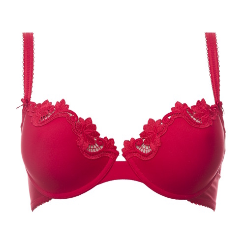 Guy de France Royale rouge soutien-gorge rembourré Guy de France Royale rouge soutien-gorge rembourré