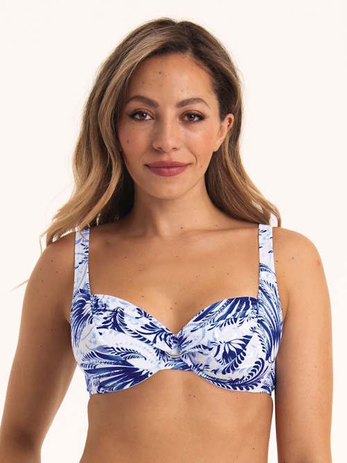 Maillots de bain Anita Hermine blanc/bleu soutien-gorge bikini corbeille Maillots de bain Anita Hermine blanc/bleu soutien-gorge bikini corbeille
