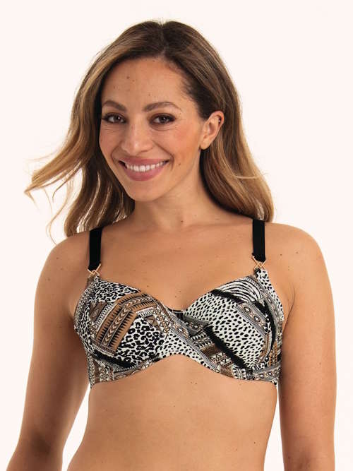 Maillots de bain Anita Smilla noir/print soutien-gorge bikini corbeille Maillots de bain Anita Smilla noir/print soutien-gorge bikini corbeille
