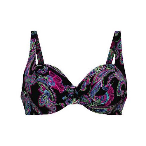 Maillots de bain Rosa Faia Hermine noir soutien-gorge bikini corbeille Maillots de bain Rosa Faia Hermine noir soutien-gorge bikini corbeille
