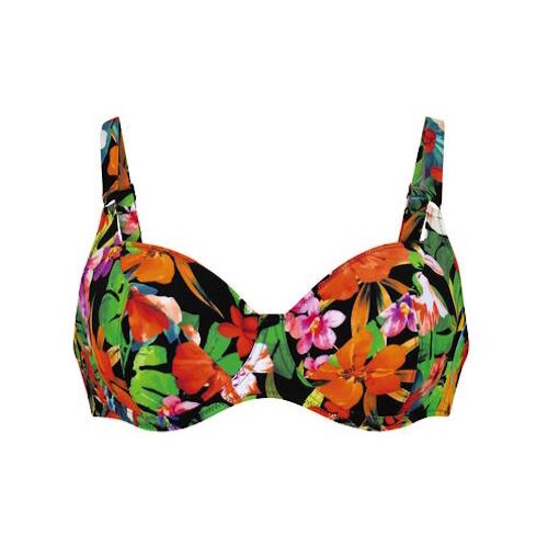 Maillots de bain Rosa Faia Federica noir haut de bikini préformé Maillots de bain Rosa Faia Federica noir haut de bikini préformé