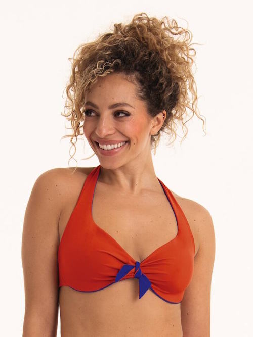 Maillots de bain Rosa Faia Loretta bleu haut de bikini préformé Maillots de bain Rosa Faia Loretta bleu haut de bikini préformé