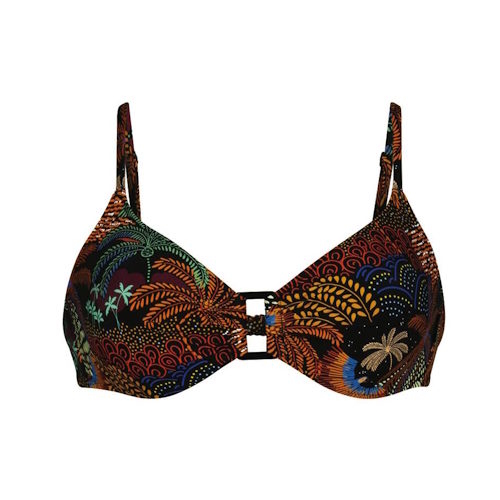 Maillots de bain Rosa Faia Stella noir/print haut de bikini préformé Maillots de bain Rosa Faia Stella noir/print haut de bikini préformé