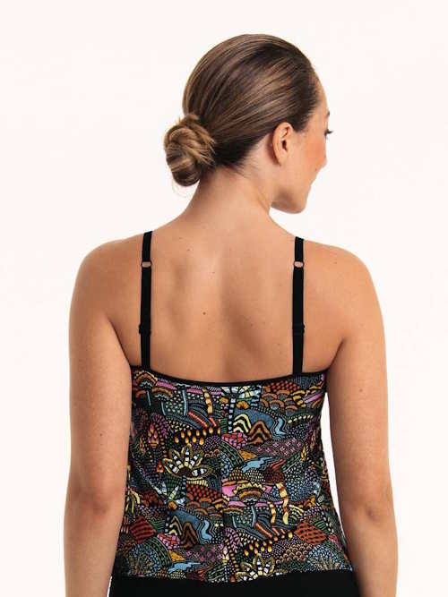 Anita Care Rimini noir/print tankini à prothèse Anita Care Rimini noir/print tankini à prothèse