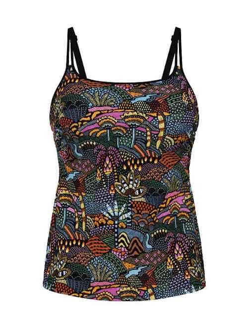 Anita Care Rimini noir/print tankini à prothèse Anita Care Rimini noir/print tankini à prothèse