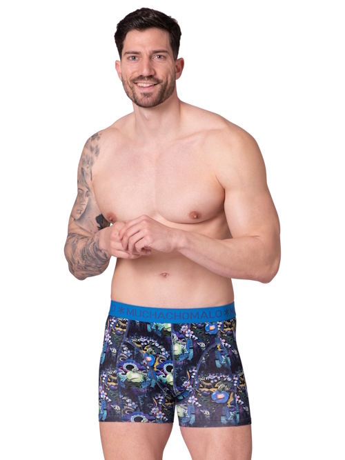 Muchachomalo Fruitnoevil multicolore/print boxer en coton Muchachomalo Fruitnoevil multicolore/print boxer en coton
