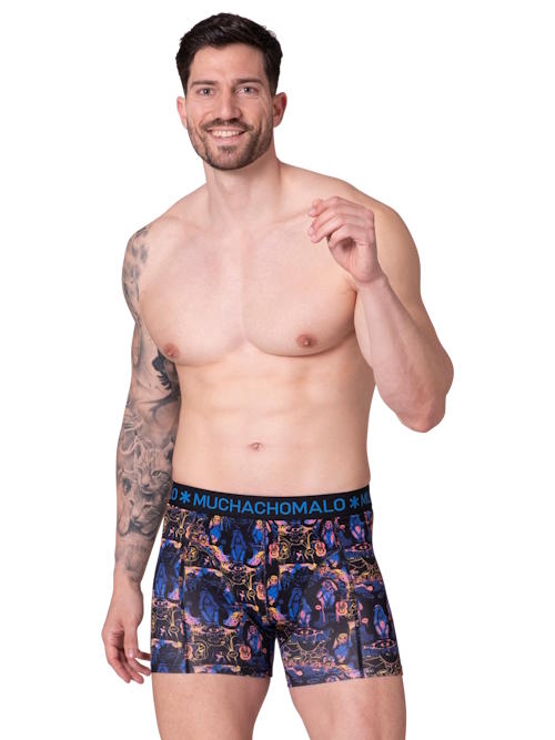 Muchachomalo Fruitnoevil multicolore/print boxer en coton Muchachomalo Fruitnoevil multicolore/print boxer en coton