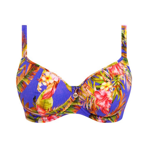 Freya Swim Tiger Valley bleu haut de bikini préformé Freya Swim Tiger Valley bleu haut de bikini préformé