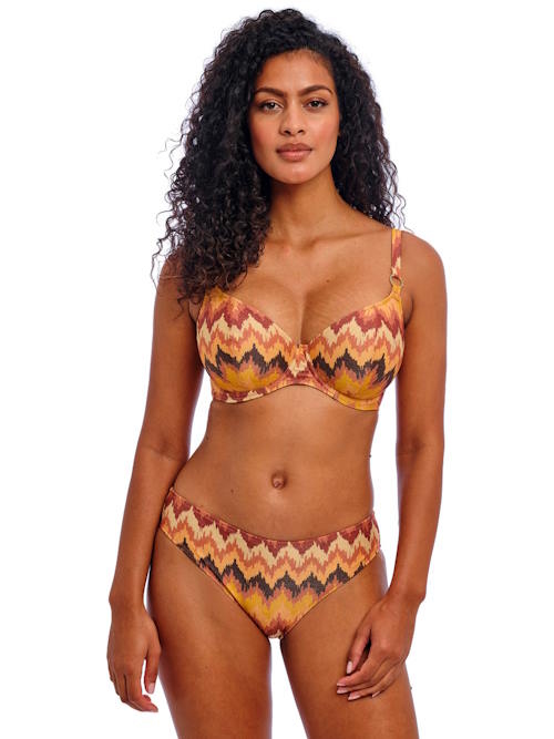 Freya Swim Arizona Wave marron slip de bikini Freya Swim Arizona Wave marron slip de bikini