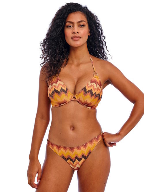 Freya Swim Arizona Wave marron slip de bikini Freya Swim Arizona Wave marron slip de bikini