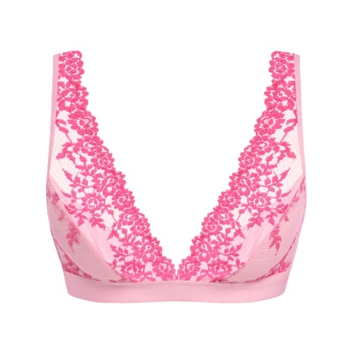 Wacoal Lingerie Embrace Lace rose soutien-gorge sans armatures en dentelle Wacoal Lingerie Embrace Lace rose soutien-gorge sans armatures en dentelle